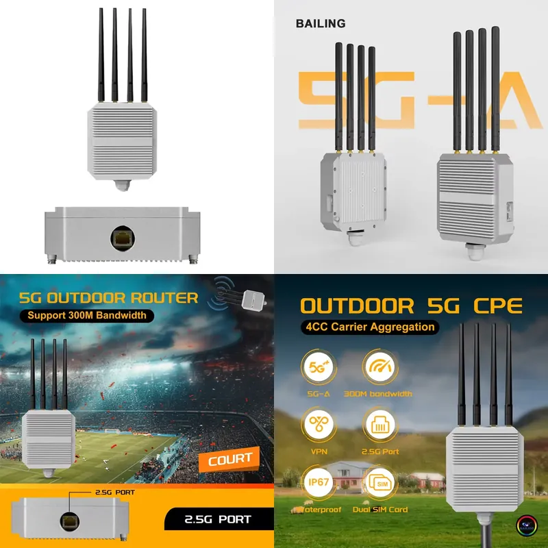 5G Outdoor Cpe Nsa Sa - Roteador CPE 5G Externo SDX75 ODU