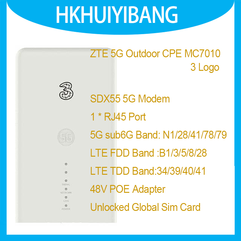 5G Outdoor Cpe Nsa Sa - Roteador Sem Fio Externo ZTE 5G