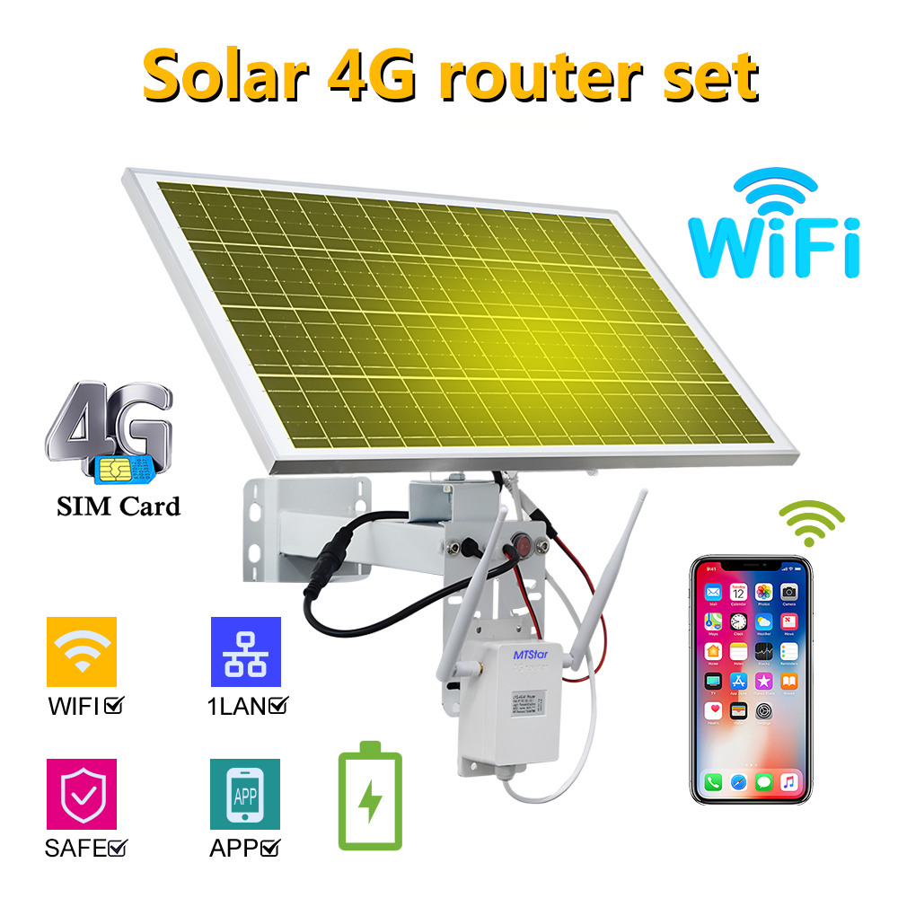 4G Lte Router Outdoor Waterproof - MTStar All Netcom LTE Router, Solar