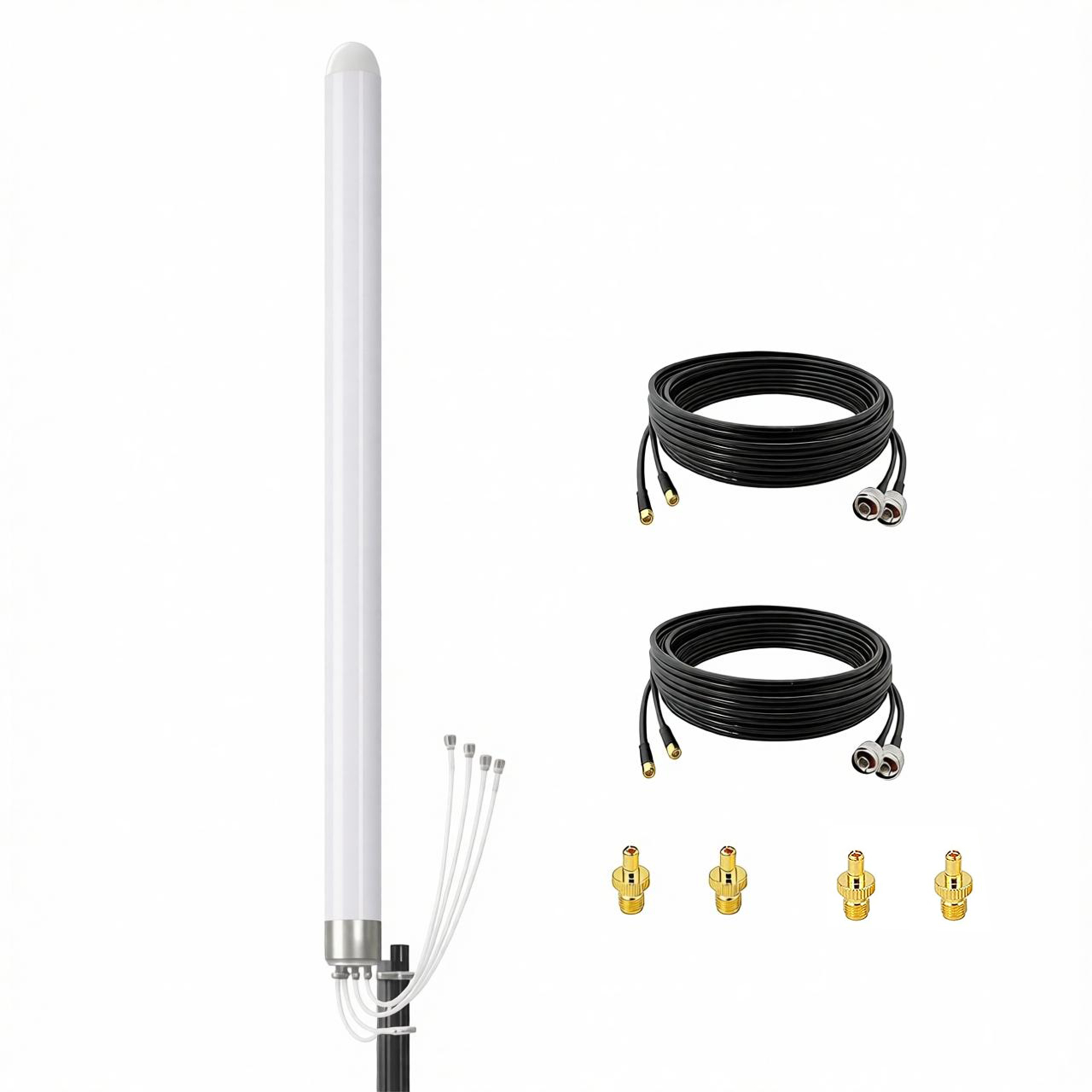 Lte Antenna Mimo 4X4 Outdoor - Antena Omnidirecional MIMO 4x4 5G WiFi