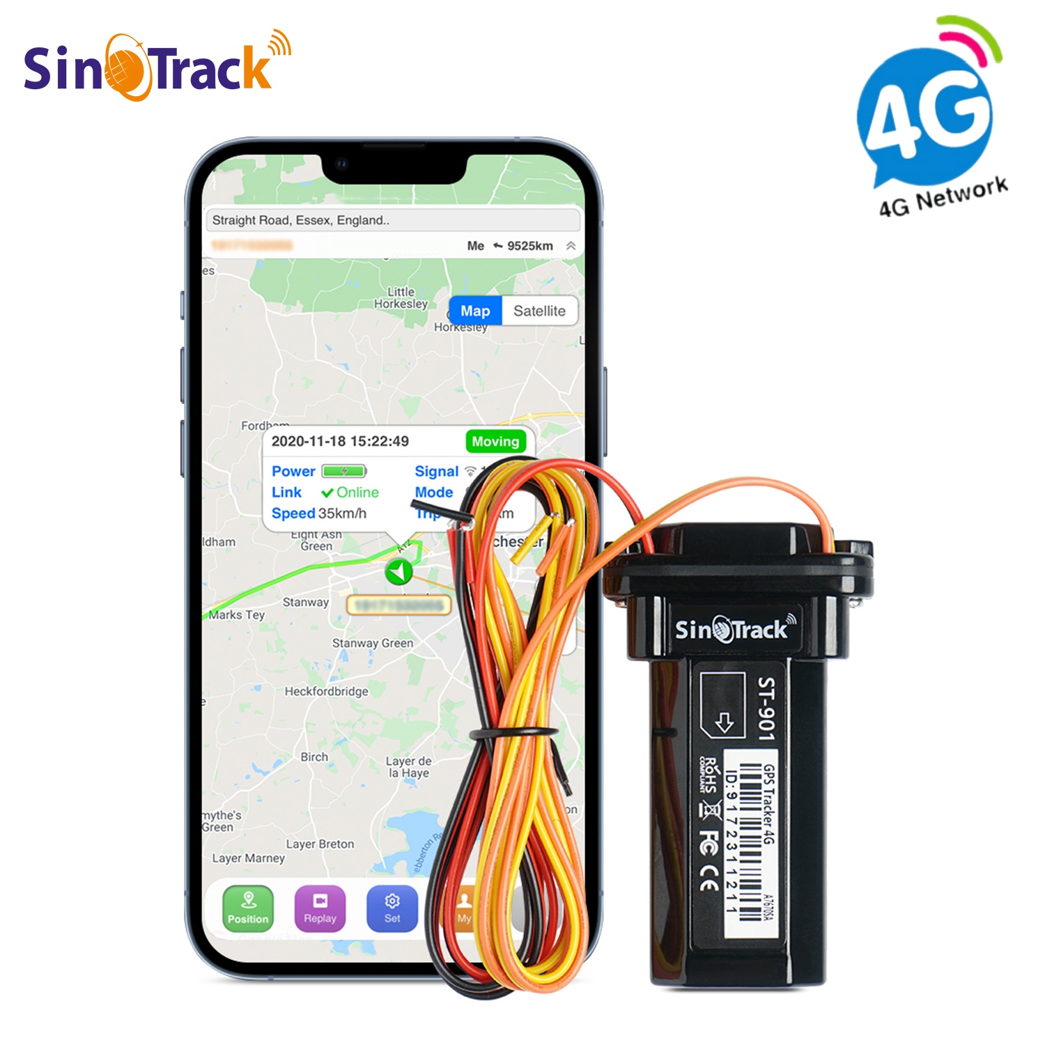 4G Lte Router Outdoor Waterproof - Rastreador Mini 4G ST-901L à Prova