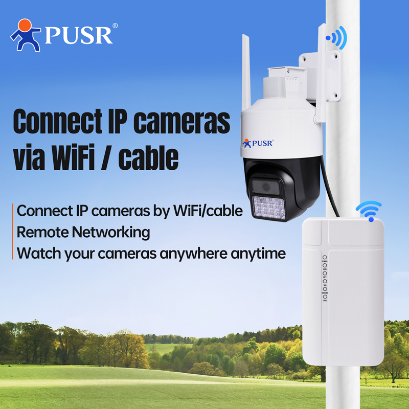PUSR Outdoor 4G LTE Router CPE - 4G Lte Router Outdoor Waterproof avaliação e preço