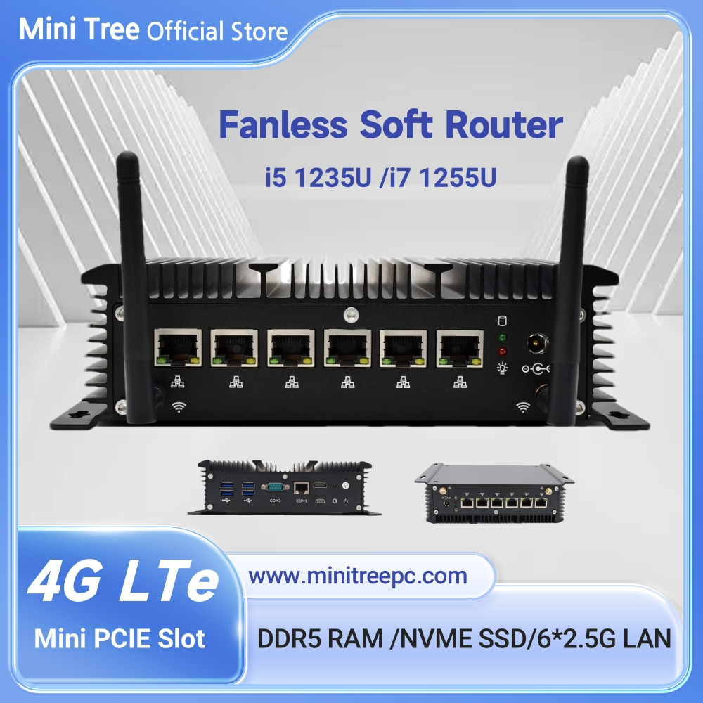 Mini Firewall Sem Ventoinha Ro - Industrial 4G Router Vpn avaliação e preço