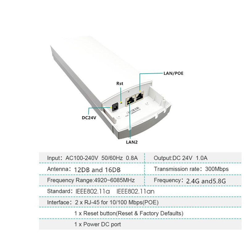 Repetidor de roteador wifi, ch - 5G Cpe Router Outdoor avaliação e preço