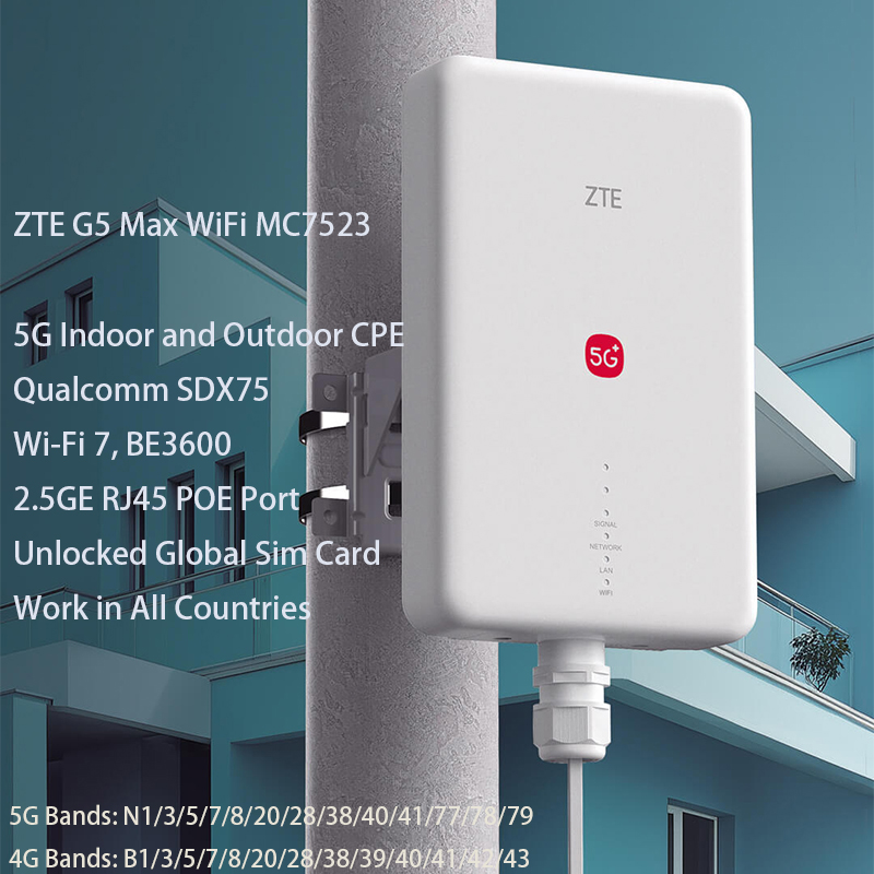 Roteador ZTE 5G Outdoor CPE G5 - 5G Outdoor Cpe Nsa Sa avaliação e preço