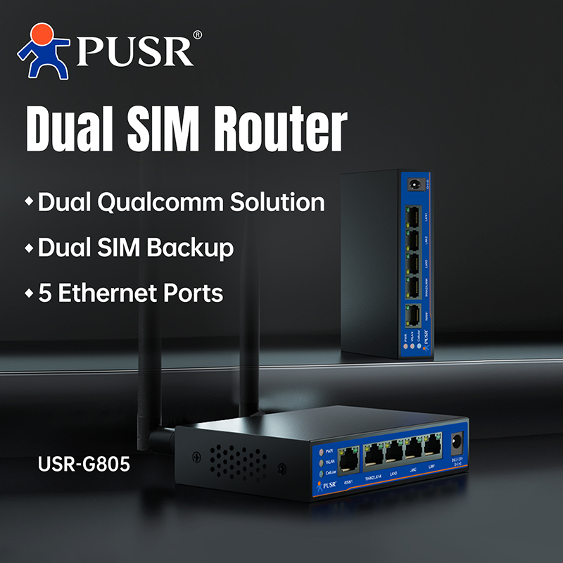 Roteador industrial 4G LTE PUS - 4G Router Dual Sim Failover avaliação e preço
