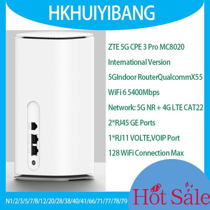 Zte 5g cpe pro 3 mc8020 versão - 4G Router Sim Card Slot Gigabit avaliação e preço