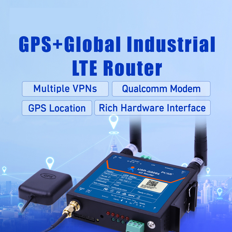 Roteador industrial PUSR USR-G - Industrial 4G Router Vpn avaliação e preço