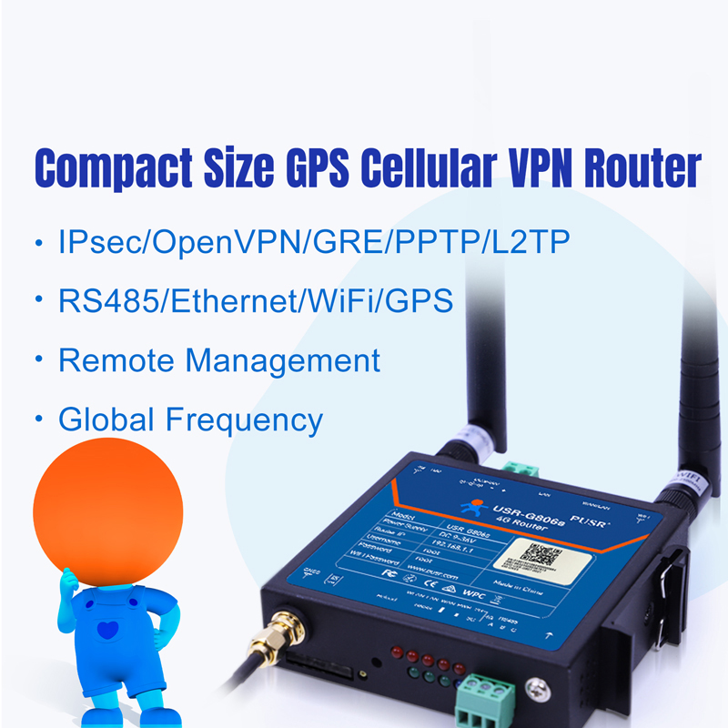 Roteador industrial PUSR USR-G - Industrial 4G Router Vpn avaliação e preço